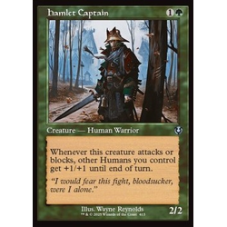 Magic löskort: Magic: Innistrad Remastered: Hamlet Captain (alternative art)