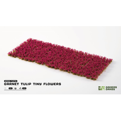 Gamer's Grass: Garnet Tulip Tiny Flowers