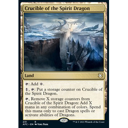 Magic löskort: Commander: Adventures in the Forgotten Realms: Crucible of the Spirit Dragon