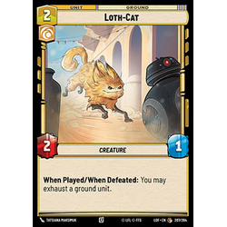 Star Wars: Unlimited Löskort: Legends of the Force: Loth-Cat