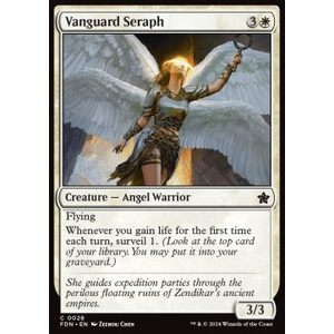 Magic löskort: Magic: The Gathering Foundations: Vanguard Seraph