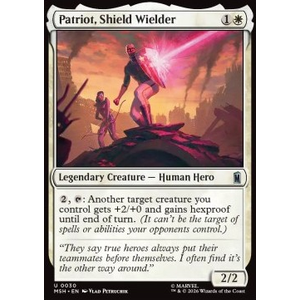 Magic löskort: Marvel Super Heroes: Patriot, Shield Wielder