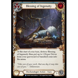 FaB Löskort: Dynasty: Blessing of Ingenuity (Blue) (Rainbow Foil)
