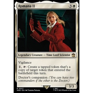 Magic löskort: Universes Beyond: Doctor Who: Romana II