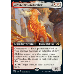 Magic löskort: Ikoria: Lair of Behemoths: Zirda, the Dawnwaker (alternative art)