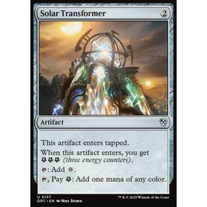Magic löskort: Magic: Commander: Aetherdrift: Solar Transformer