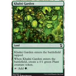 Magic löskort: Commander 2018: Khalni Garden