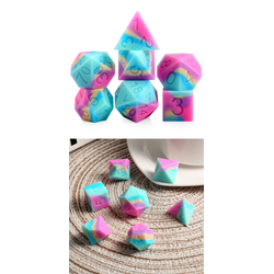 Silicone Dice Set - Cake (7)