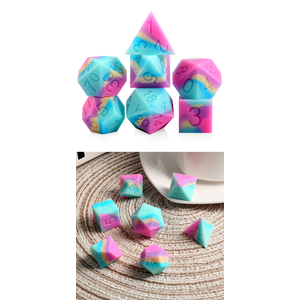 Silicone Dice Set - Cake (7)