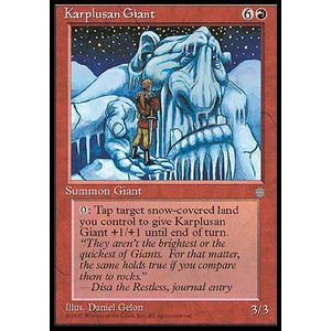 Magic löskort: Ice Age: Karplusan Giant