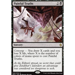 Magic löskort: Battle for Zendikar: Painful Truths (Foil)