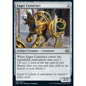 Magic löskort: Double Masters: Eager Construct (Foil)