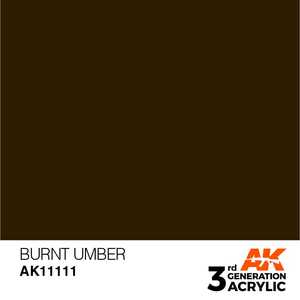 3rd Gen Acrylics: Burnt Umber