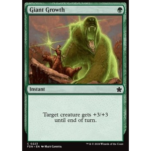 Magic löskort: Magic: The Gathering Foundations: Giant Growth