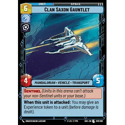 Star Wars: Unlimited Löskort: Shadows of the Galaxy: Clan Saxon Gauntlet
