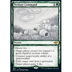 Magic löskort: Modern Horizons 2: Verdant Command (alternative art)