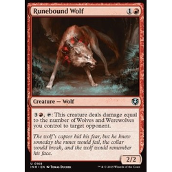 Magic löskort: Magic: Innistrad Remastered: Runebound Wolf