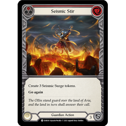 FaB Löskort: Everfest 1st Edition: Seismic Stir (Red) (Rainbow Foil)