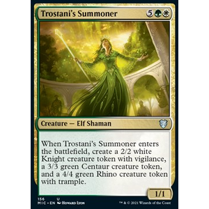 Magic löskort: Commander: Innistrad: Midnight Hunt: Trostani's Summoner