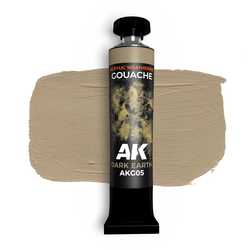 Acrylic Weathering Gouache: Dark Earth (20ml)