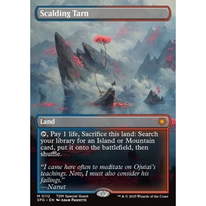 Magic löskort: Special Guests: Scalding Tarn (alternative art) (Foil)
