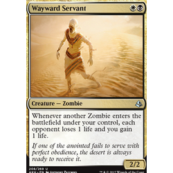 Magic löskort: Amonkhet: Wayward Servant