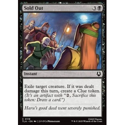 Magic löskort: Avatar: The Last Airbender: Sold Out (Foil)