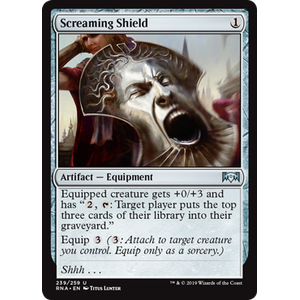 Magic löskort: Ravnica Allegiance: Screaming Shield