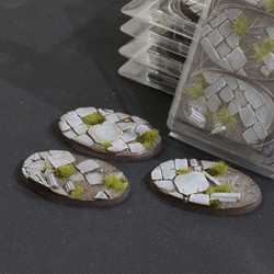 Battle Ready Bases - Temple 75mm Oval (3)