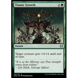 Magic löskort: Phyrexia: All Will Be One: Titanic Growth