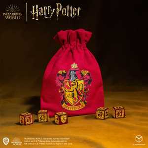 Harry Potter: Gryffindor Dice Set & Pouch (5)