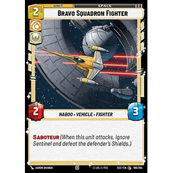 Star Wars: Unlimited Löskort: Secrets of Power: Bravo Squadron Fighter
