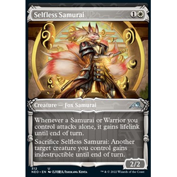 Magic löskort: Kamigawa: Neon Dynasty: Selfless Samurai