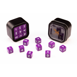 D6 Series: Opaque, Purple - 18-die Set (Acrylic)