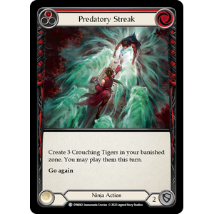 FaB Löskort: Dynasty: Predatory Streak (Red)