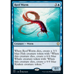 Magic Löskort: Commander: Strixhaven: Reef Worm