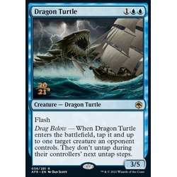 Magic löskort: Adventures in the Forgotten Realms: Dragon Turtle (Promo Foil)