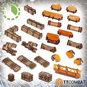 Sci-Fi Gothic: Stack City Accessories (MDF / Acrylic)