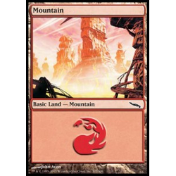Magic löskort: Mirrodin: Mountain (Foil)