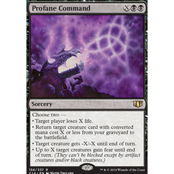 Magic löskort: Commander 2014: Profane Command