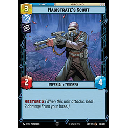 Star Wars: Unlimited Löskort: Legends of the Force: Magistrate's Scout