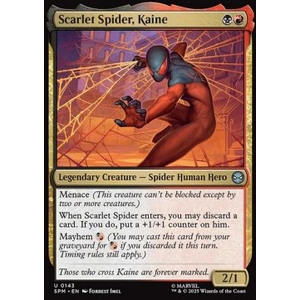 Magic löskort: Magic: the Gathering: Marvel's Spider-Man: Scarlet Spider, Kaine