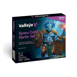 Vallejo Xpress Color: Starter Set (12x18ml + figure)