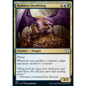 Magic löskort: Commander: Innistrad: Midnight Hunt: Ruthless Deathfang