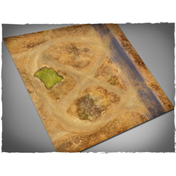 DCS Game Mat Gaslands 4x4 ~ 122x122cm (Mousepad)