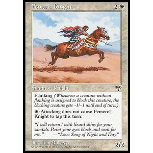 Magic löskort: Mirage: Femeref Knight