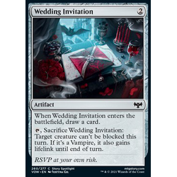 Magic löskort: Innistrad: Crimson Vow: Wedding Invitation