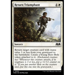 Magic löskort: Wilds of Eldraine: Return Triumphant