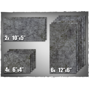 WH40K Terrain Base Tiles – Dungeon (12)