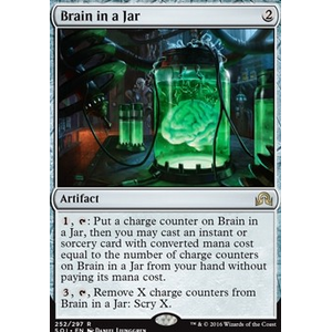 Magic löskort: Shadows over Innistrad: Brain in a Jar
